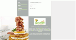 Desktop Screenshot of cafeparadiso.co.nz